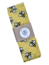 Load image into Gallery viewer, Beeswax Food Wraps - Set of 3