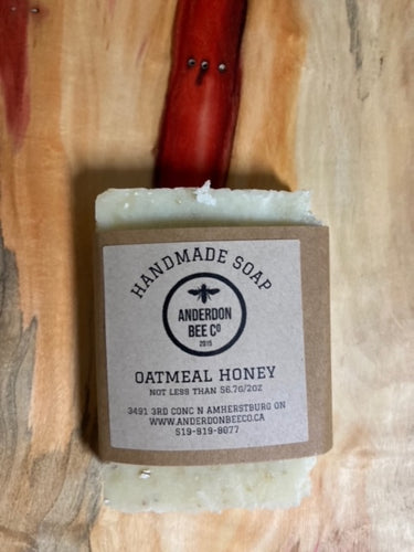 Handmade Soap - Oatmeal and Honey - 2 oz