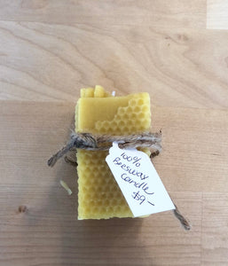 Beeswax Candle - Square Hive