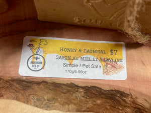 Handmade Soap - Oatmeal Honey Soap 5.99 oz / 170 g